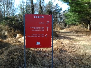 Hagys Mill Trail Sign