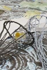 Detail of Hackensack Dreaming installed at the Schuylkill Center