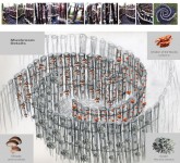 Artist’s rendering of “The Mushroom Vortex Maze” by Jan Mun